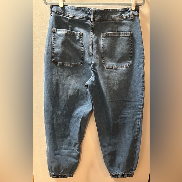 EUC Joe Fresh Denim Joggers, Size 32, Med Blue. - Picture 2 of 7